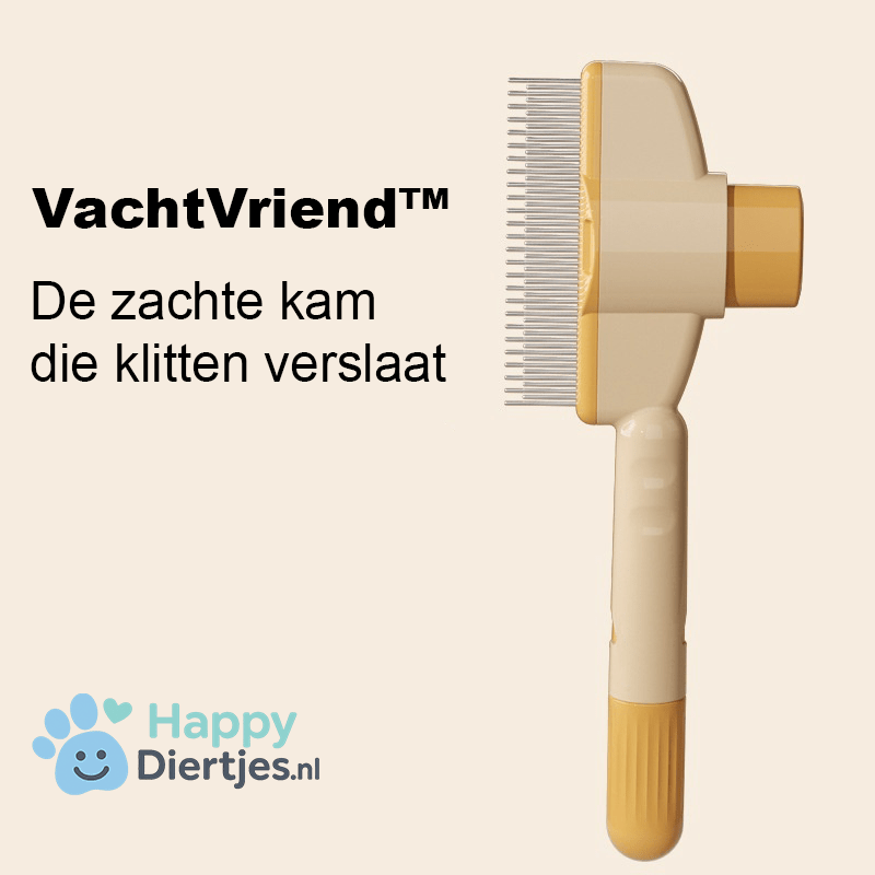 VachtVriend™ – de zachte kam die klitten verslaat - HappyDiertjes.nl