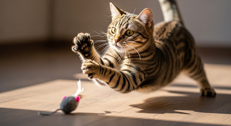 Interactief speelgoed voor katten -