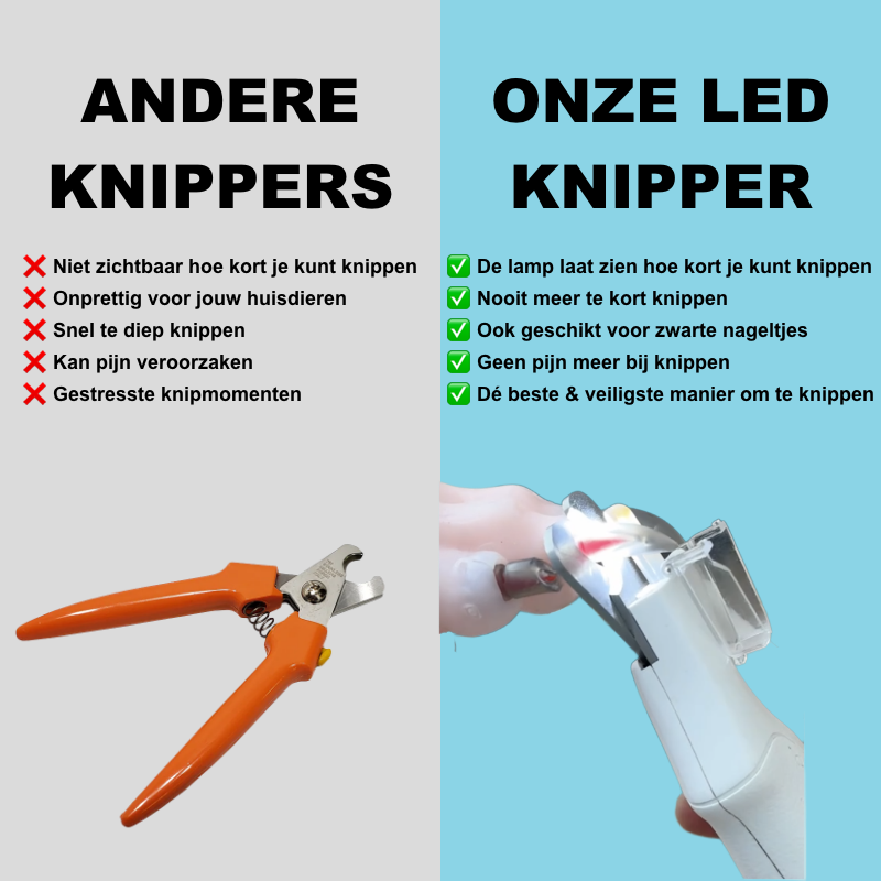 LED Nagelknipper voor honden en katten
