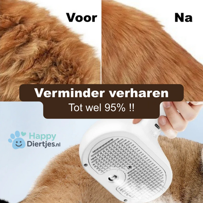 SteamPro | Professionele Vachtverzorgings Borstel voor Huisdieren