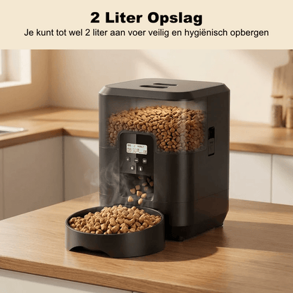 Automatische Voederbak voor honden en katten | Met WiFi | Inclusief app - HappyDiertjes.nl