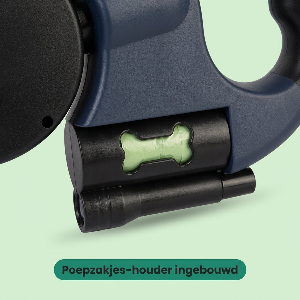 Ingebouwde houder voor poepzakjes