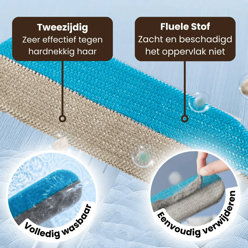 FurErase Pro™ | Haar Verwijder Stick | 3 - in - 1 Huisdierhaar Verwijderaar - HappyDiertjes.nl