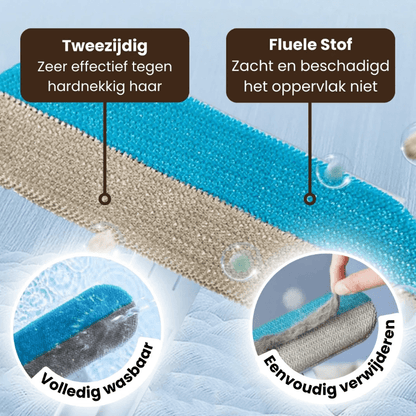 FurErase Pro™ | Haar Verwijder Stick | 3 - in - 1 Huisdierhaar Verwijderaar - HappyDiertjes.nl