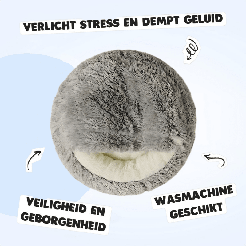 Honden & Katten Mand | Gesloten warme mand - HappyDiertjes.nl