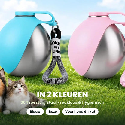 Verkrijgbaar in twee kleuren blauw en roze, 304 roestvrij staal