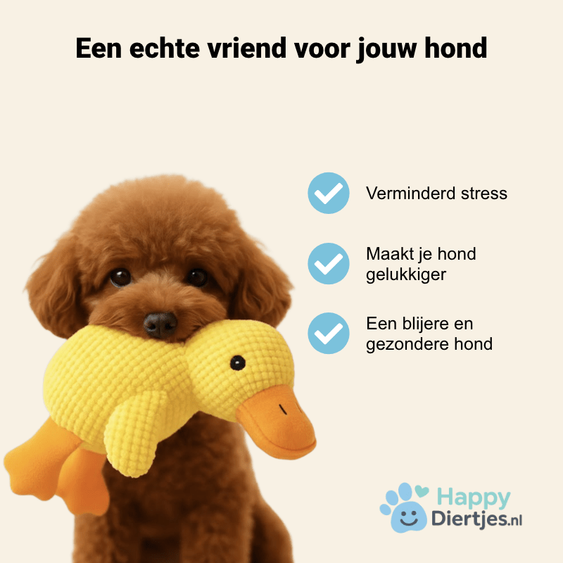 KnuffelKameraad™ - De anti - stress vriend voor jouw hond - HappyDiertjes.nl