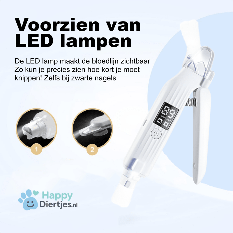 LED Nagelknipper voor honden en katten - HappyDiertjes.nl