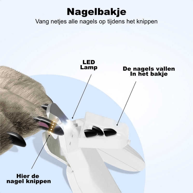 LED Nagelknipper voor honden en katten - HappyDiertjes.nl