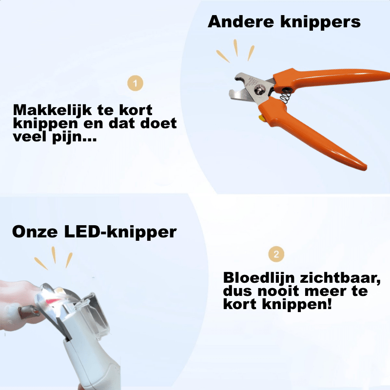 LED Nagelknipper voor honden en katten - HappyDiertjes.nl