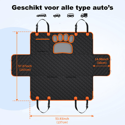Luxe Waterbestendige Autohoes voor Huisdieren - HappyDiertjes.nl