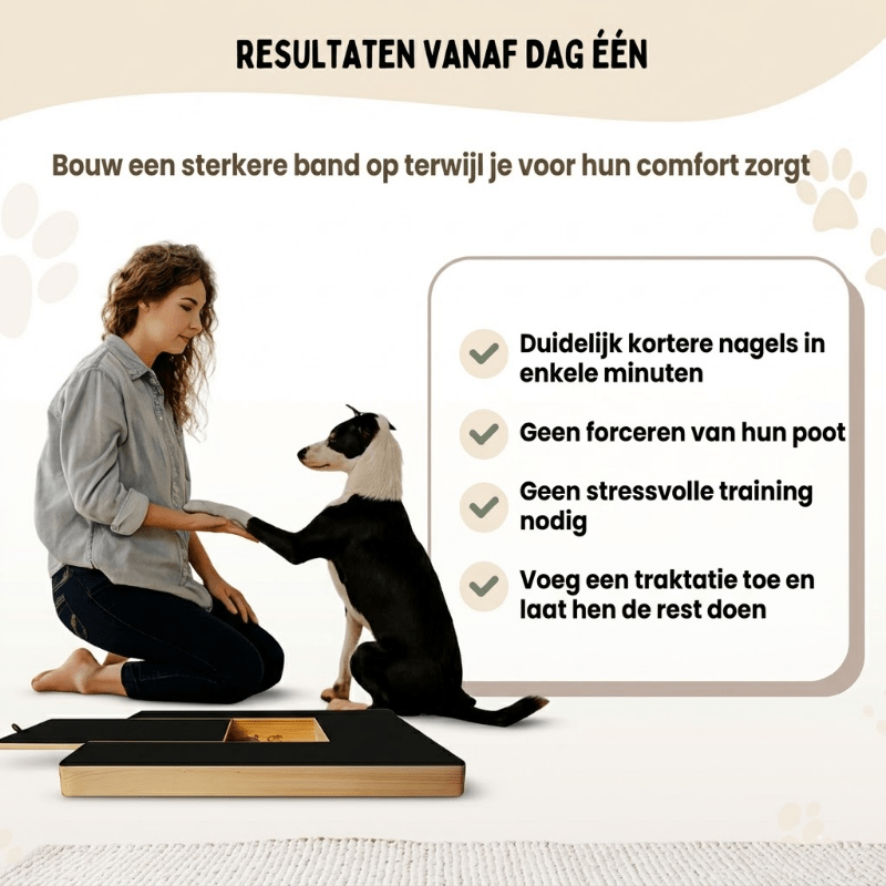 Nagelvijl Plank | Krab plank voor Honden – Stressvrij Nagels Vijlen Zonder Knippen - HappyDiertjes.nl