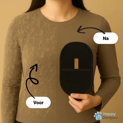 VachtMagneet - haar verwijder handschoenen - HappyDiertjes.nl