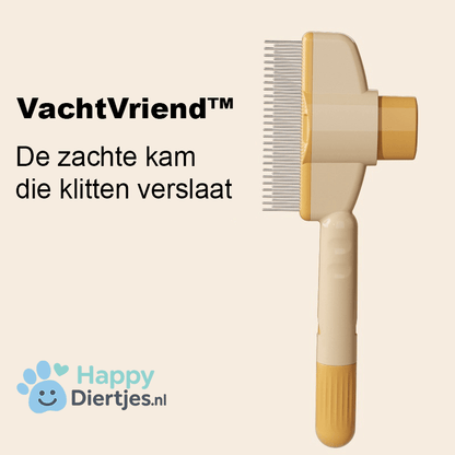 VachtVriend™ – de zachte kam die klitten verslaat - HappyDiertjes.nl
