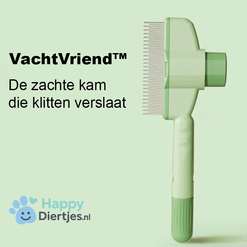 VachtVriend™ – de zachte kam die klitten verslaat - HappyDiertjes.nl
