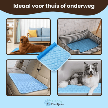 Verkoelende Mat | Zelfkoelend kleed | Geschikt voor Honden en Katten - HappyDiertjes.nl
